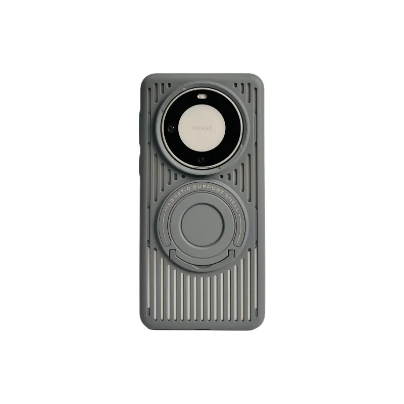 Sopi Acrylic Material Magnetic Gray Pull Handle Stand Phone Cases Set Compatibility With Huawei Mate 70/60 Pro/Pro+-0