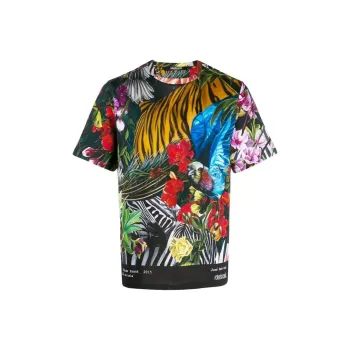 Roberto Cavalli T-Shirt Men's Multicolor