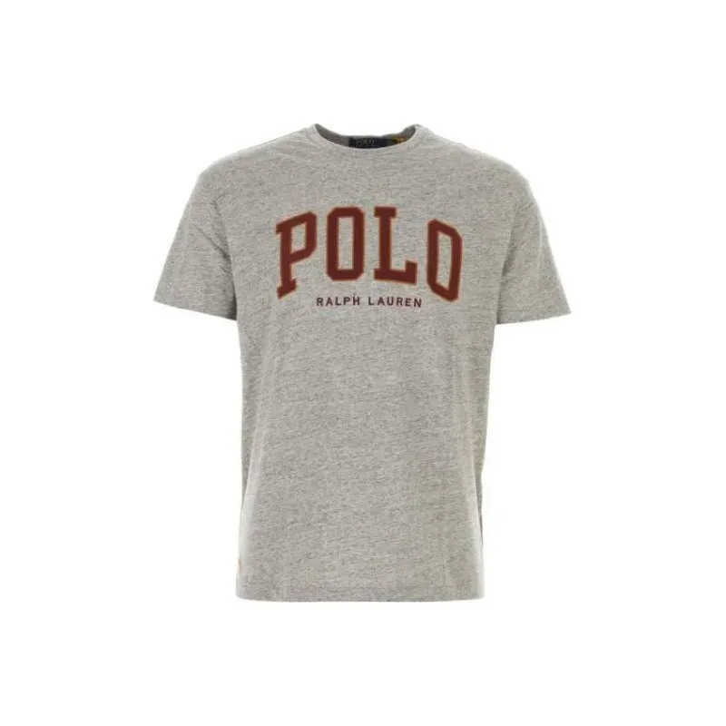 Polo Ralph Lauren Logo print Mélange effect T shirt-0