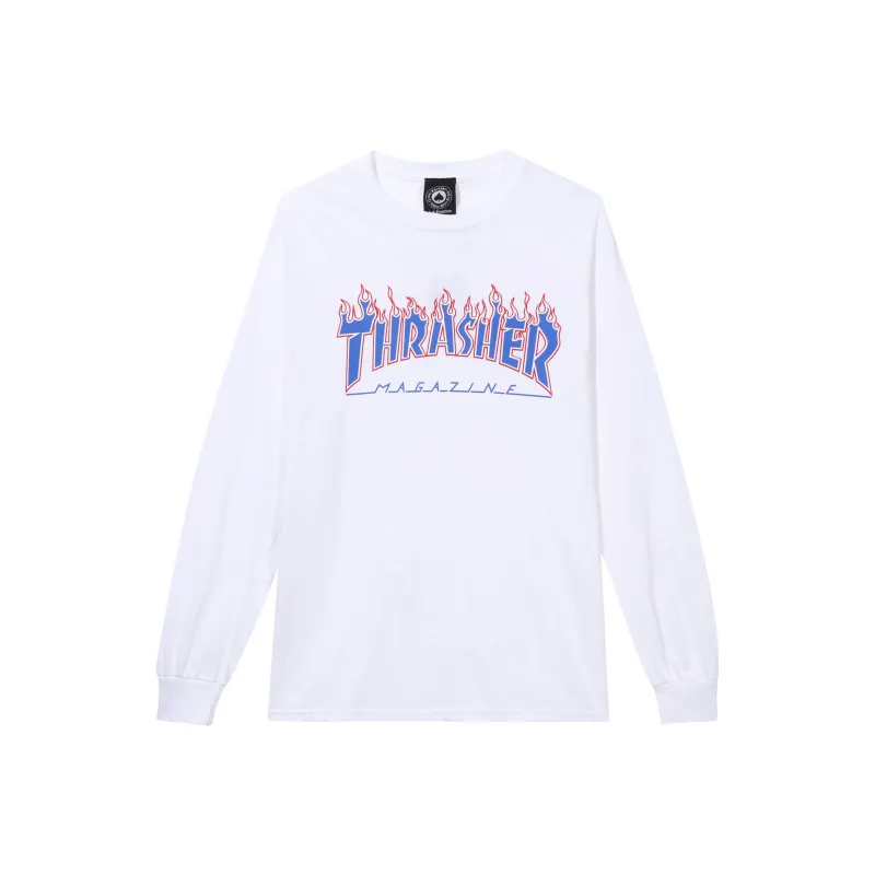 Thrasher T Shirts Unisex White-0