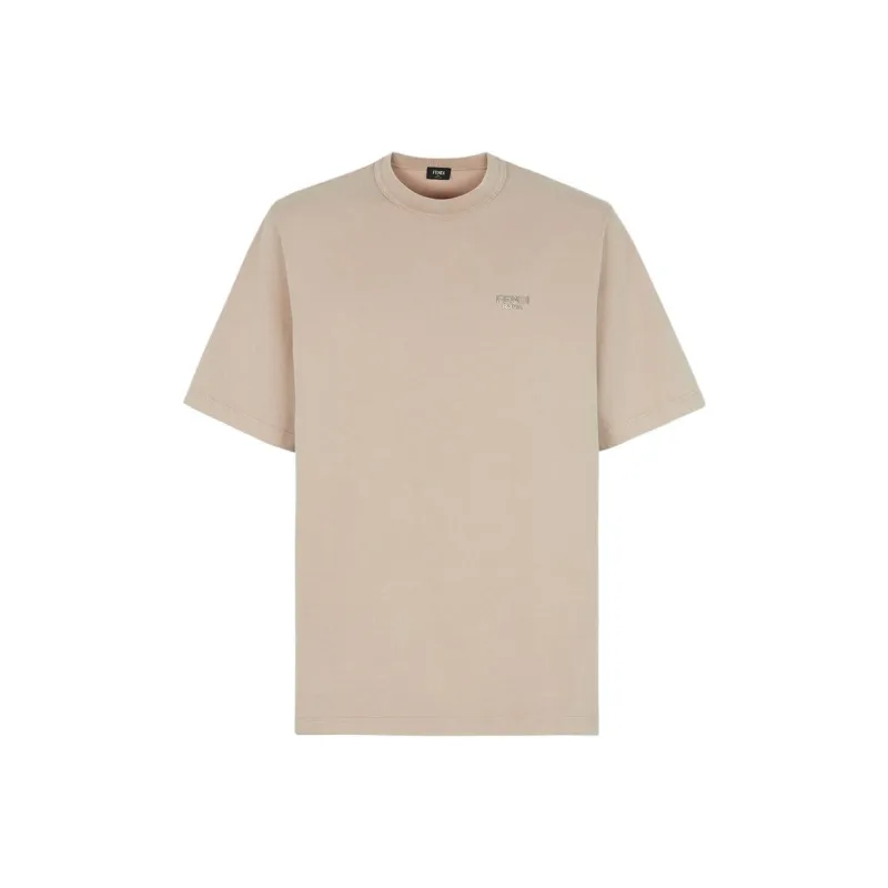 FENDI Skater Style Jersey T Shirt-0