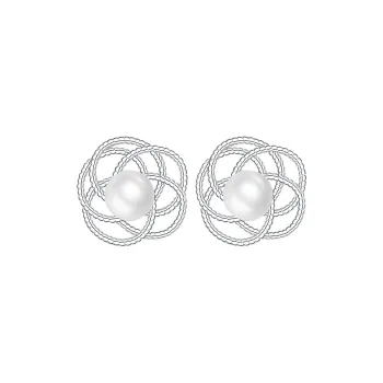 Andaozi Pearl Stud Earrings Women's