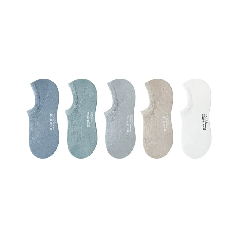 Top Melon No Show Socks Men's 5 Pack-5