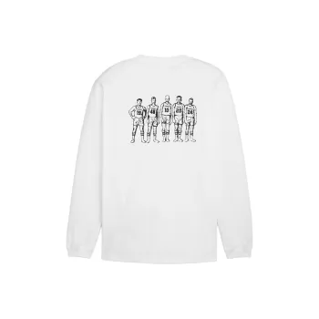 PUMA MMQ Long Sleeve Tee T-Shirt Men's White
