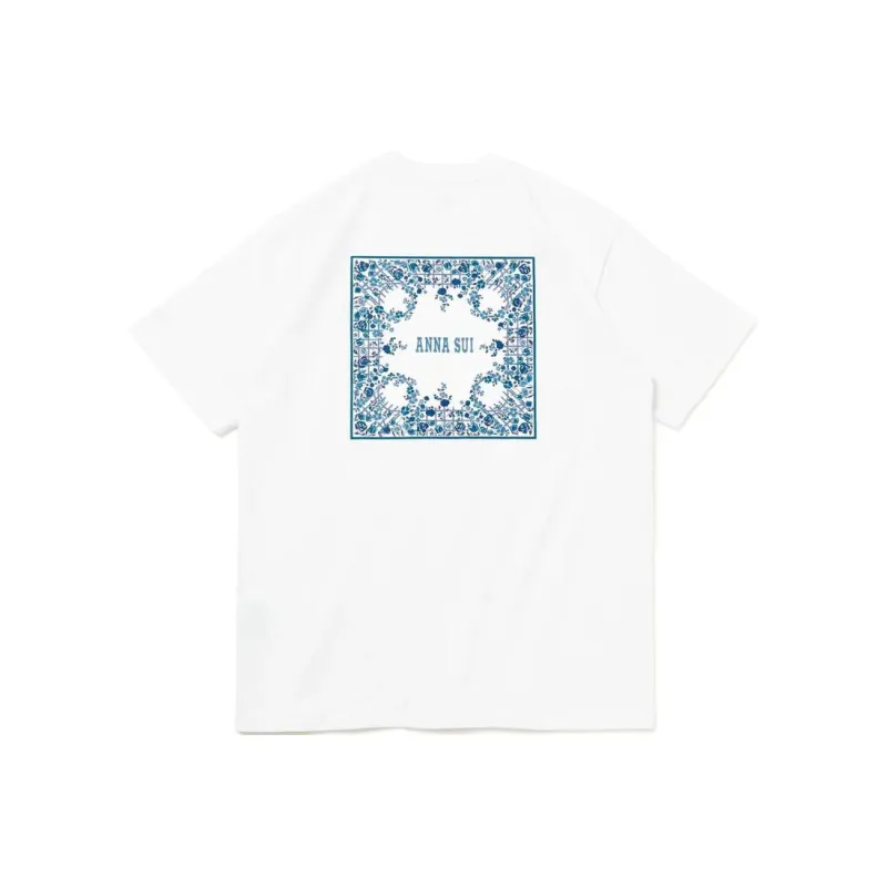 Anna Sui X New Era ANNA SUI Co-brand T-Shirts Unisex White-0