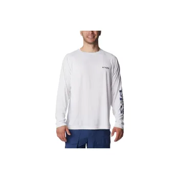 Columbia PFG Terminal Tackle T Shirt Men's White