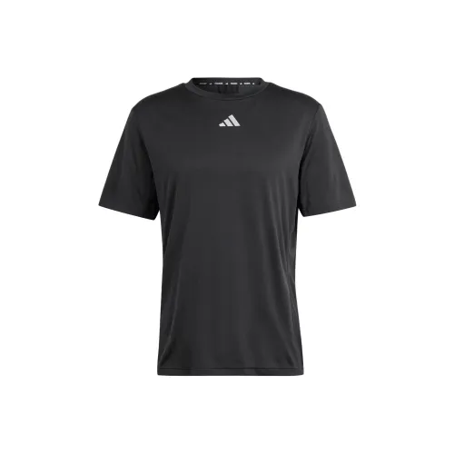 Adidas black T Shirts Men Black