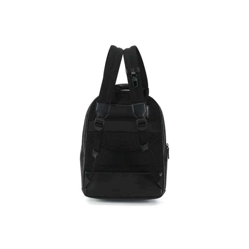 MONTBLANC Grained Cow Leather Backpack Men's Black-2