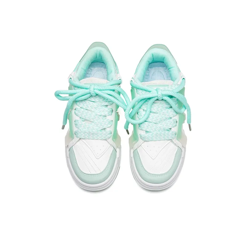 JIETEGONGYANG Lightweight And Breathable Low Top Skateboard Shoes Women's-3