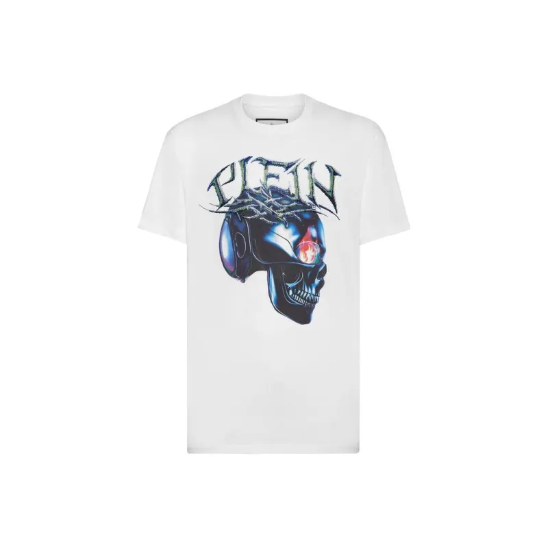 PHILIPP PLEIN Ss Chrome Round neck T shirt-0