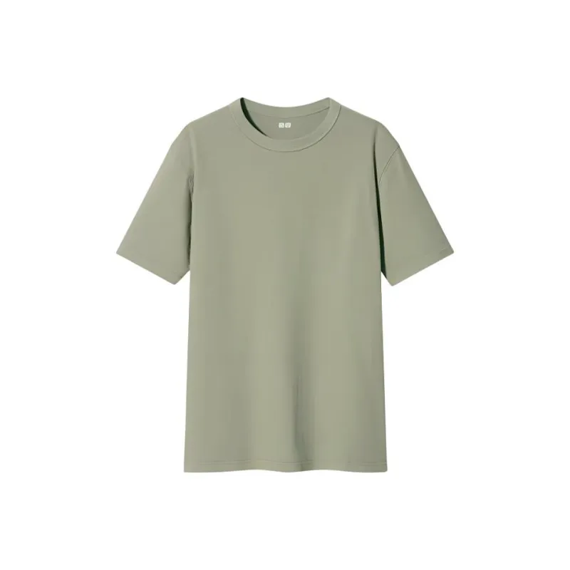 UNIQLO SS24 T Shirt Unisex Emerald Green-0