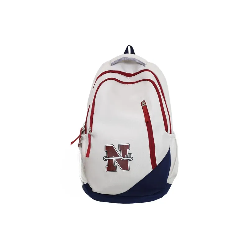 Villelon Nylon Backpack Unisex Red/Blue/Black/Red Blue Multicolor-0