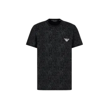 EMPORIO ARMANI SS24 T Shirt Men's Black