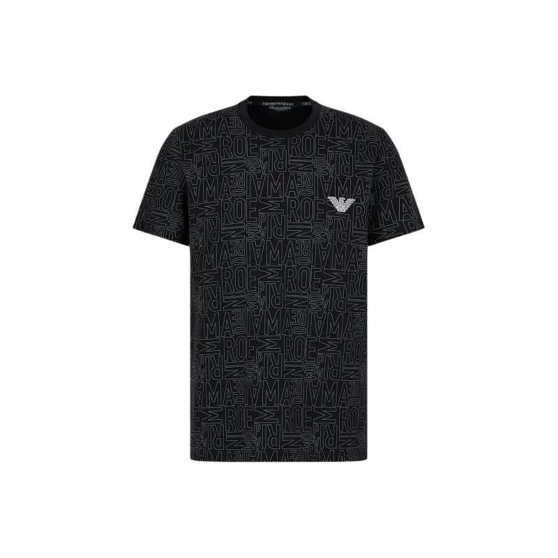 EMPORIO ARMANI SS24 T Shirt Men's Black-0