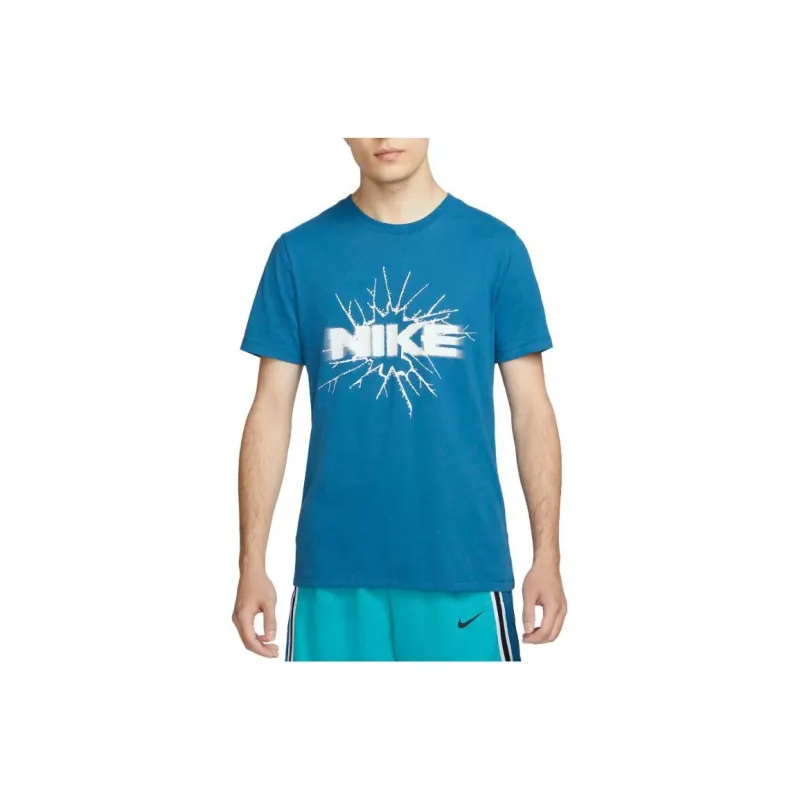 Nike Dri Fit T Shirts Men Industrial Blue-0