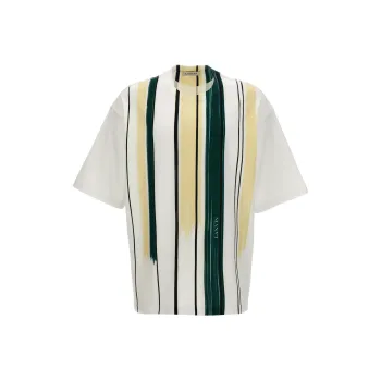 Lanvin Striped Crewneck T Shirt