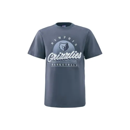 NBA Grizzlies Team T Shirts Unisex Gale Gray