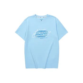 Skechers T Shirt Unisex Sky Blue