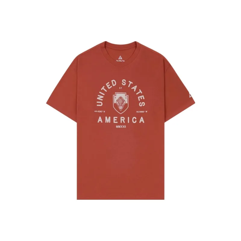 Nike T Shirts Unisex Red-0