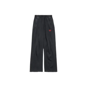 Balenciaga Baggy Casual Pants Loose Fit Men's Black