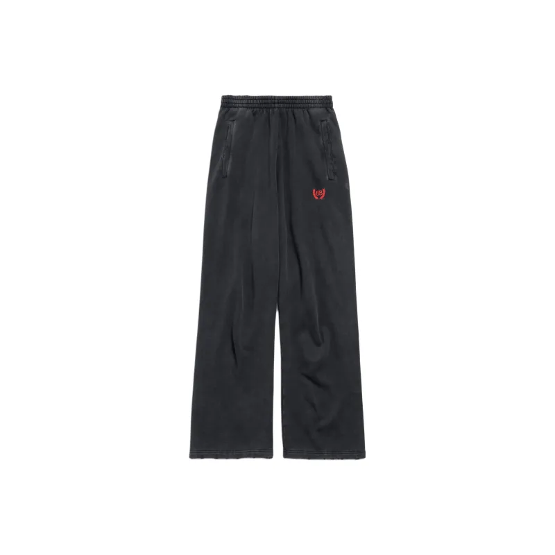 Balenciaga Baggy Casual Pants Loose Fit Men's Black-0