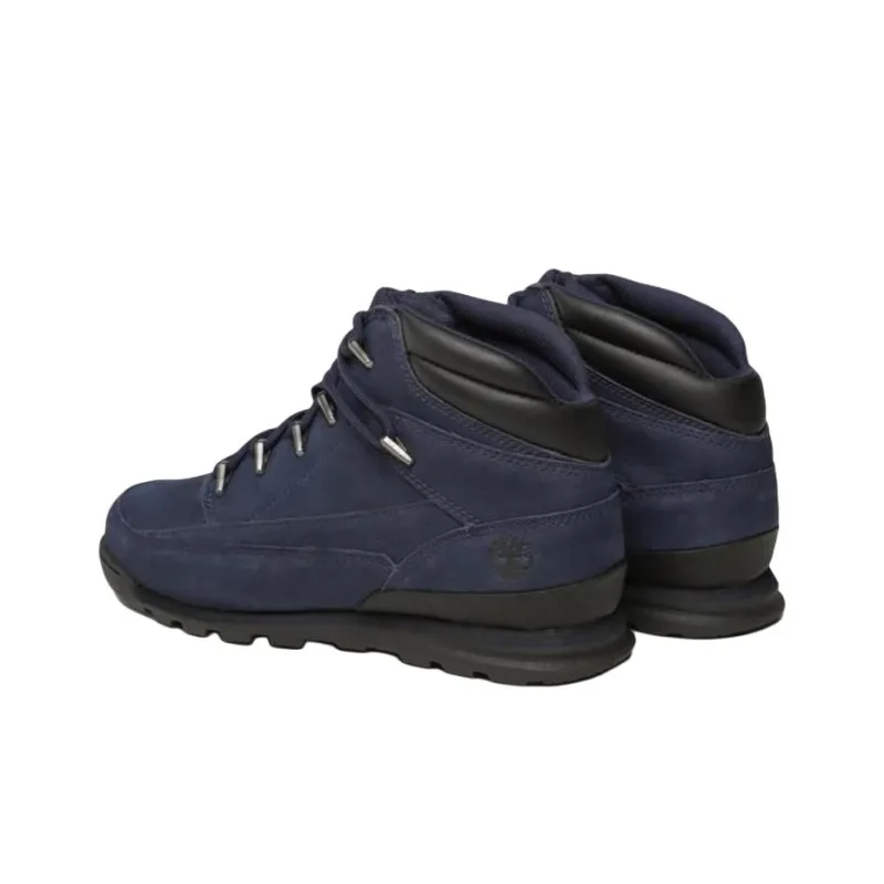 Timberland Euro Rock Anti Slip Wear Resistant Mid Top Casual Shoes Men's Blue-2