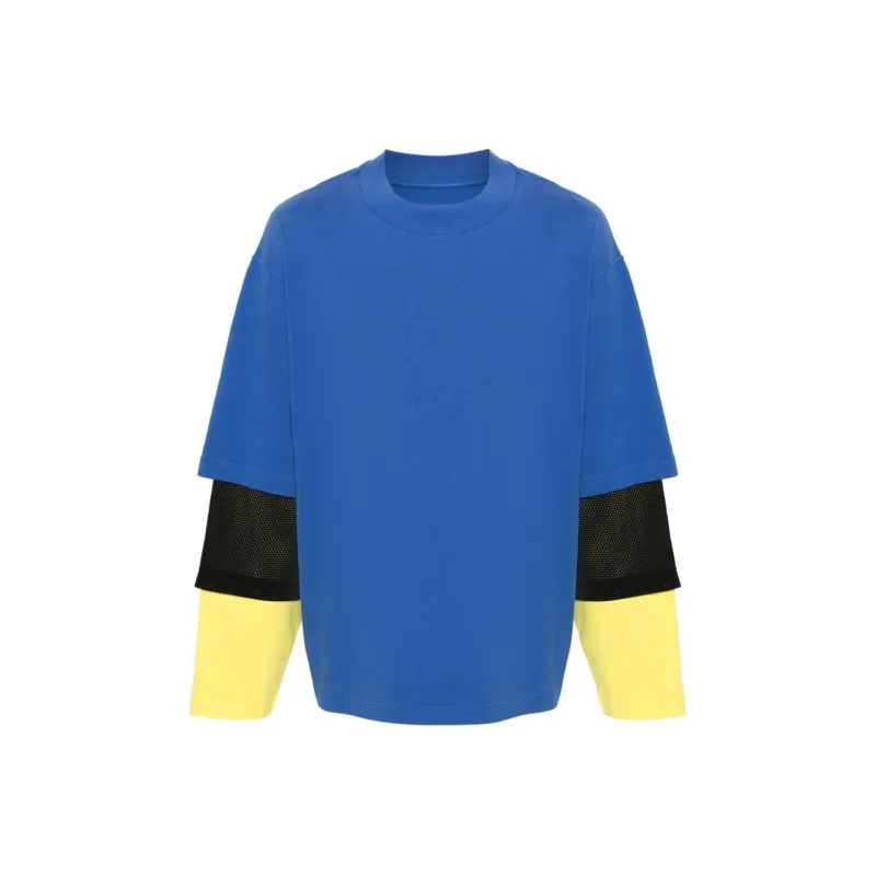 KHRISJOY Layered-design Cotton T-shirt-0