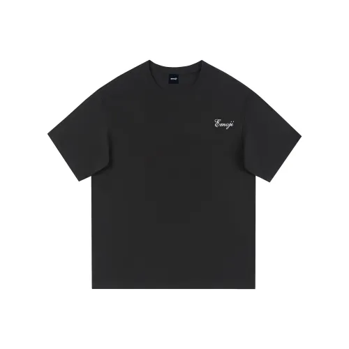 Emoji Casual Loose Fit Crew Neck Short Sleeved T Shirts Unisex