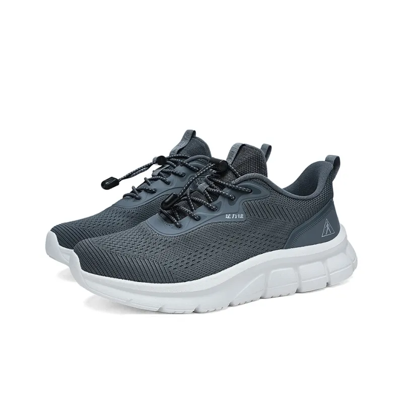 ZULIZ Sports Elderly Shoes Casual Shoes Men Low Top Gray/Carbon Gray-1