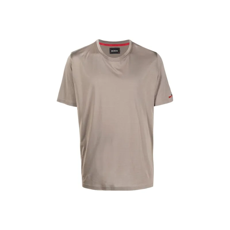 KITON Embroidered Logo T shirt-0