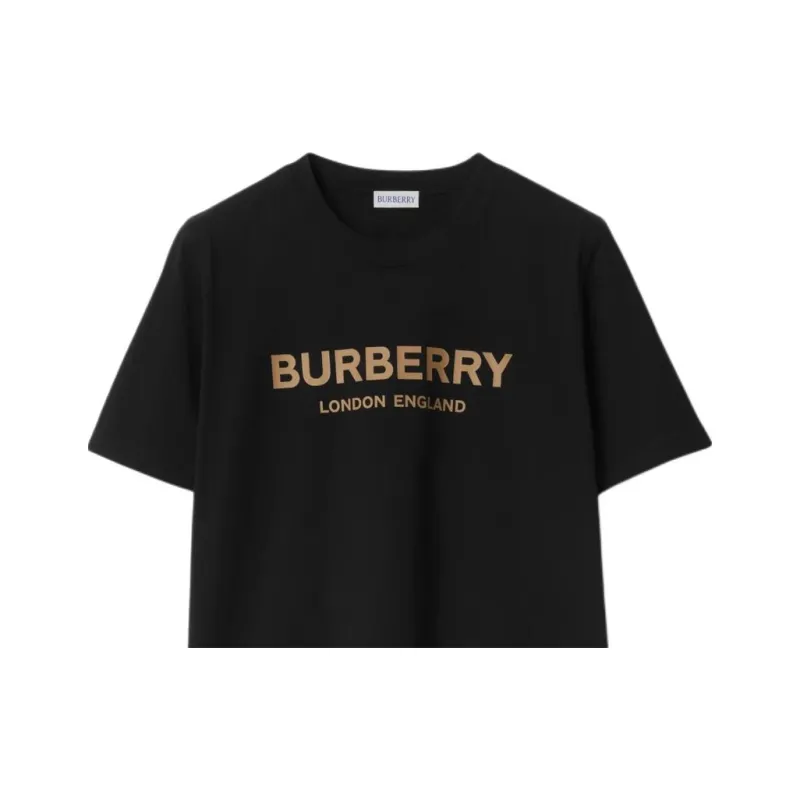 Burberry T Shirts Women's Black-1