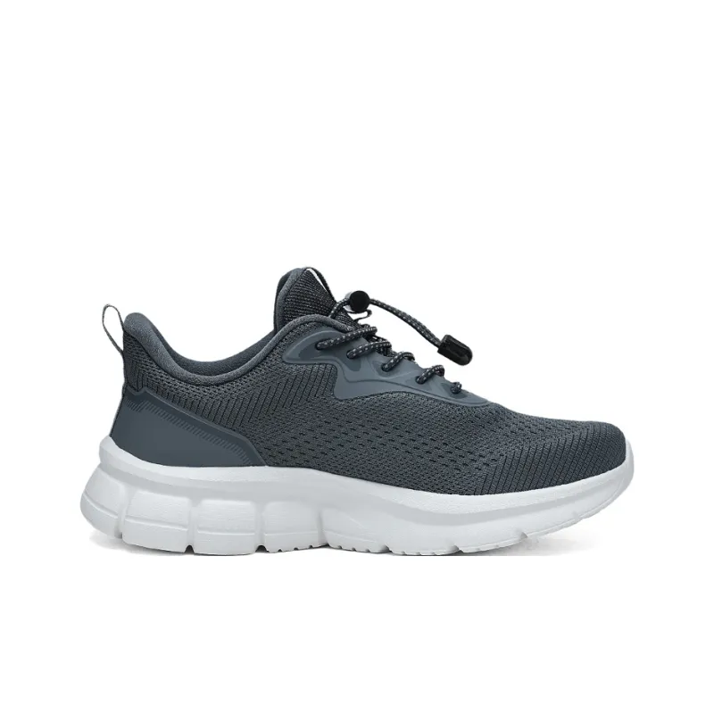 ZULIZ Sports Elderly Shoes Casual Shoes Men Low Top Gray/Carbon Gray-2