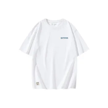 OUTDOOR PRODUCTS Drop Shoulder Sleeve T Shirt Unisex Bleached