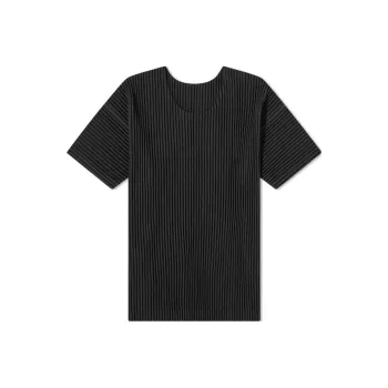 ISSEY MIYAKE Mc May Drop Shoulder Pleated T Shirt