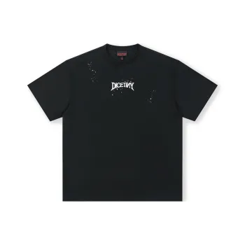 DICETINY T Shirts Unisex Black