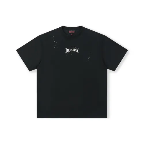 DICETINY T-Shirts Unisex Black