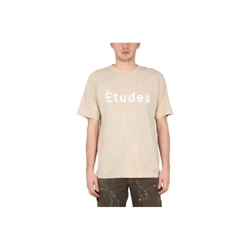 Études Logo print Bleached T shirt