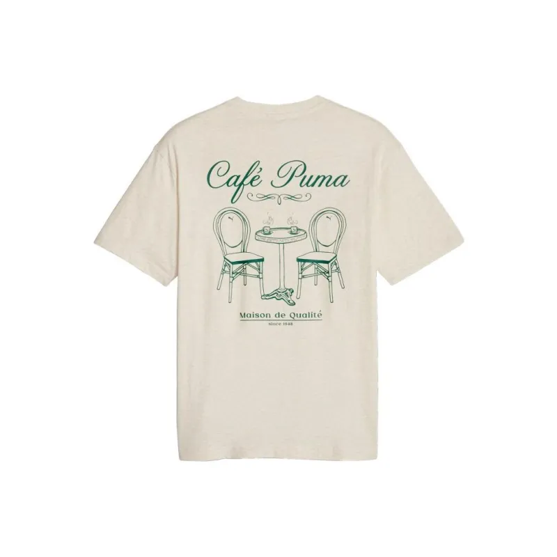 PUMA CLASSICS T Shirts Men Light Beige-0