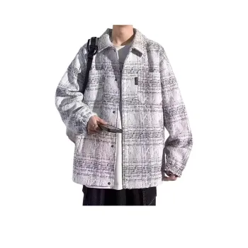 PAINT STAIN Jackets Coats Unisex White