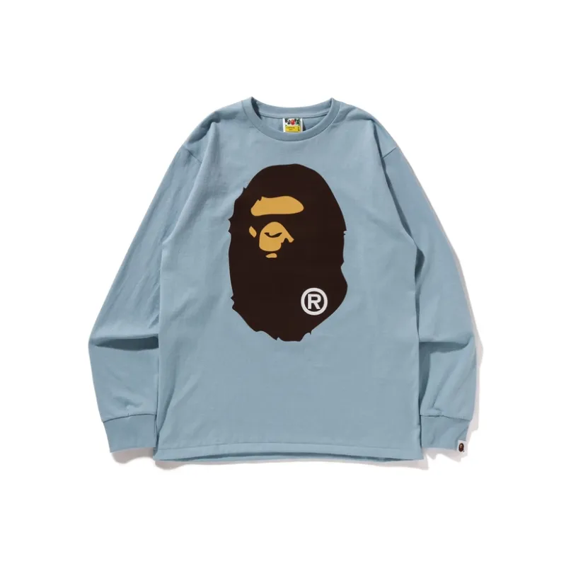 A BATHING APE Big Ape Head L/S Tee Tee-6