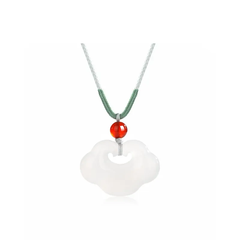Ancient Jewelry Chalcedony Necklaces Unisex-0