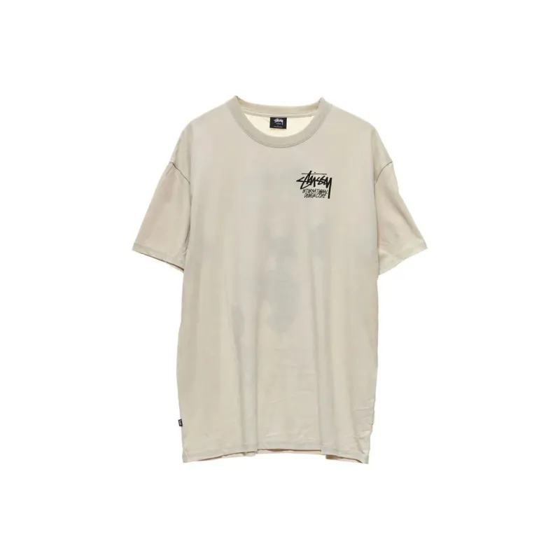 Stussy T Shirts Men Beige-0