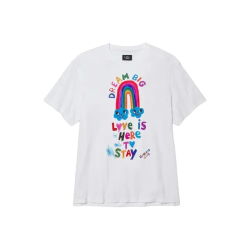 UGG T Shirts Unisex White