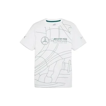 PUMA Mercedes AMG Petronas F1 T Shirt Men's White