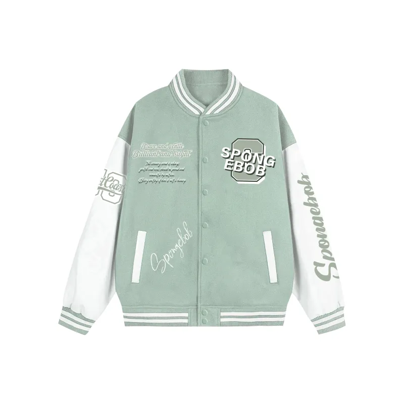 SPONGEBOB SQUAREPANTS Baseball Jacket Unisex-4