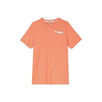 PUMA T Shirts Unisex Orange Red