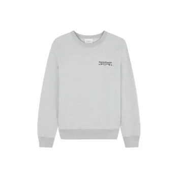 Maison Kitsune Logo embroidered Cotton Sweatshirt