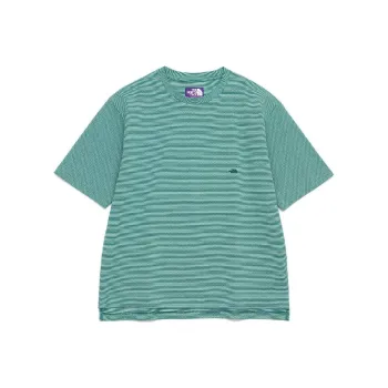 THE NORTH FACE PURPLE LABEL Set in Sleeve T Shirt Unisex Green