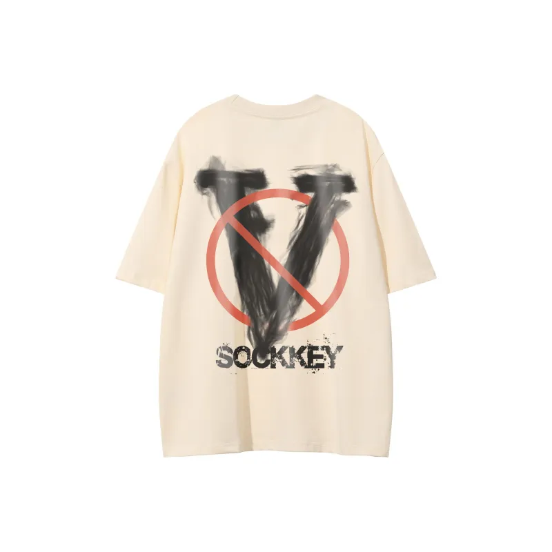SOCKKEY Drop Shoulder Sleeve T Shirt Unisex-17