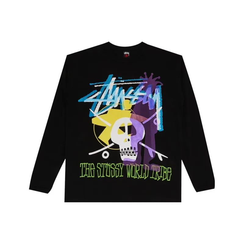 Stussy Gear World Tribe Long Sleeve Tee-0